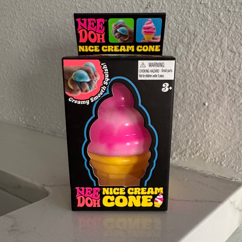 Needoh nice cream cone in pink